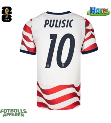 Förenta stater Christian Pulisic #10 Hemmatröja VM 2026 Kortärmad